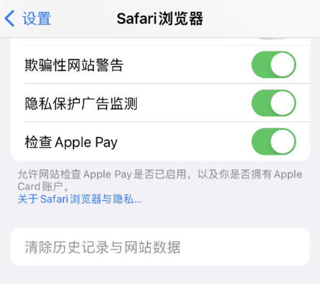 那坡苹果手机维修分享Safari 浏览器清除历史记录无法使用怎么办 