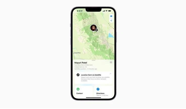 那坡苹果14维修分享iPhone14系列中 FindMy功能通过卫星分享位置方法教程 