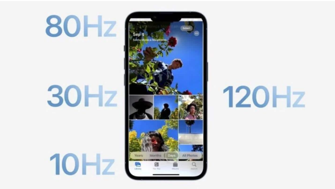 那坡苹果14维修分享iPhone 14有高刷吗 