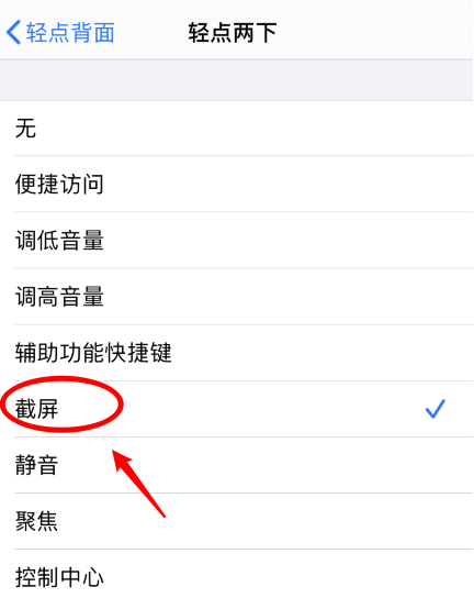 那坡苹果手机维修分享iPhone12如何启用双击截屏 