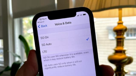 那坡苹果手机维修分享iPhone 12如何打开或关闭5G网络 